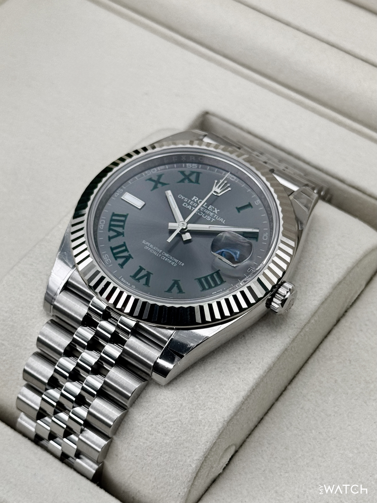 NEW 2025 Rolex Datejust 41mm 126334 Jubilee Wimbledon Dial (STICKERED)