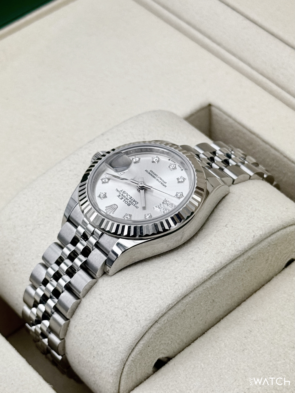 NEW 2025 Rolex Lady Datejust 28mm 279174 Stainless Steel Jubilee Silver Star Diamond Dial
