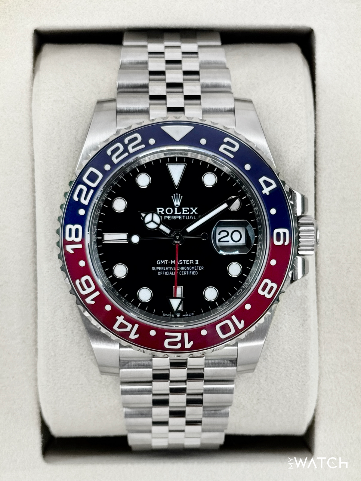 NEW 2026 Rolex GMT-Master II "Pepsi" 40mm 126710BLRO Jubilee (STICKERED)