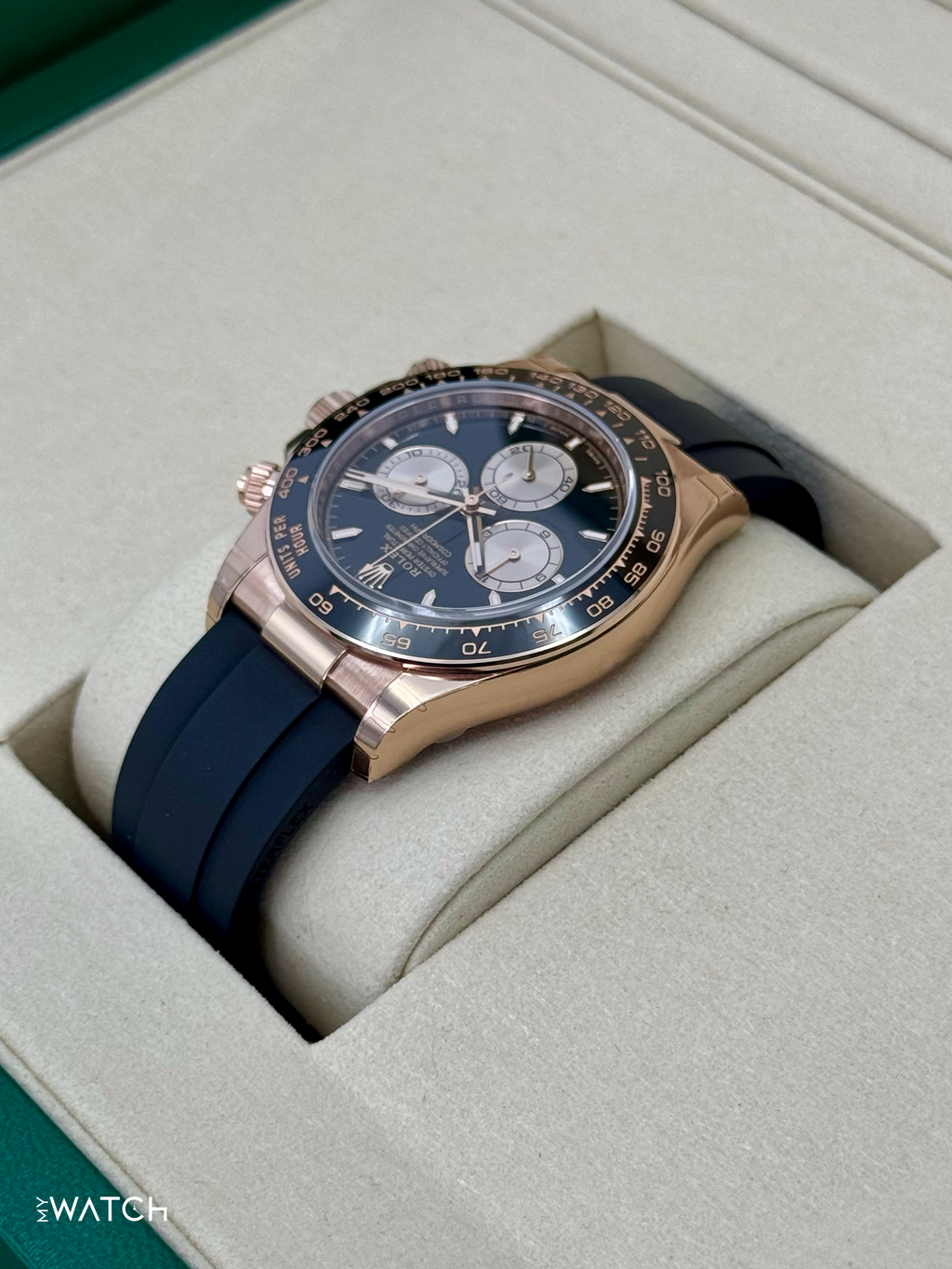 NEW 2025 Rolex Daytona 40mm 126515LN Rose Gold Oysterflex Black Dial (STICKERED)