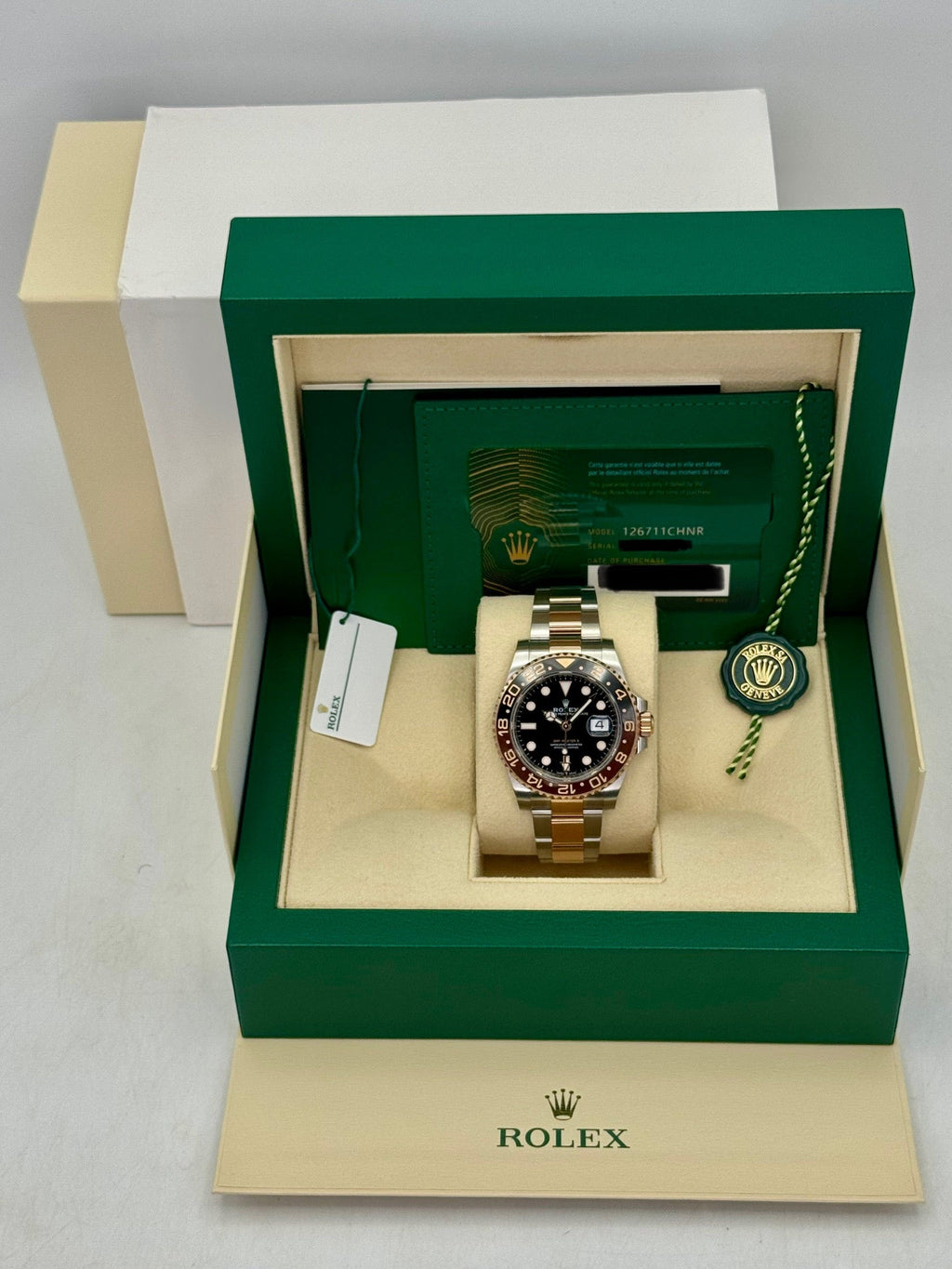 2024 Rolex GMT-Master II Rootbeer 40mm 126711CHNR Two-Tone