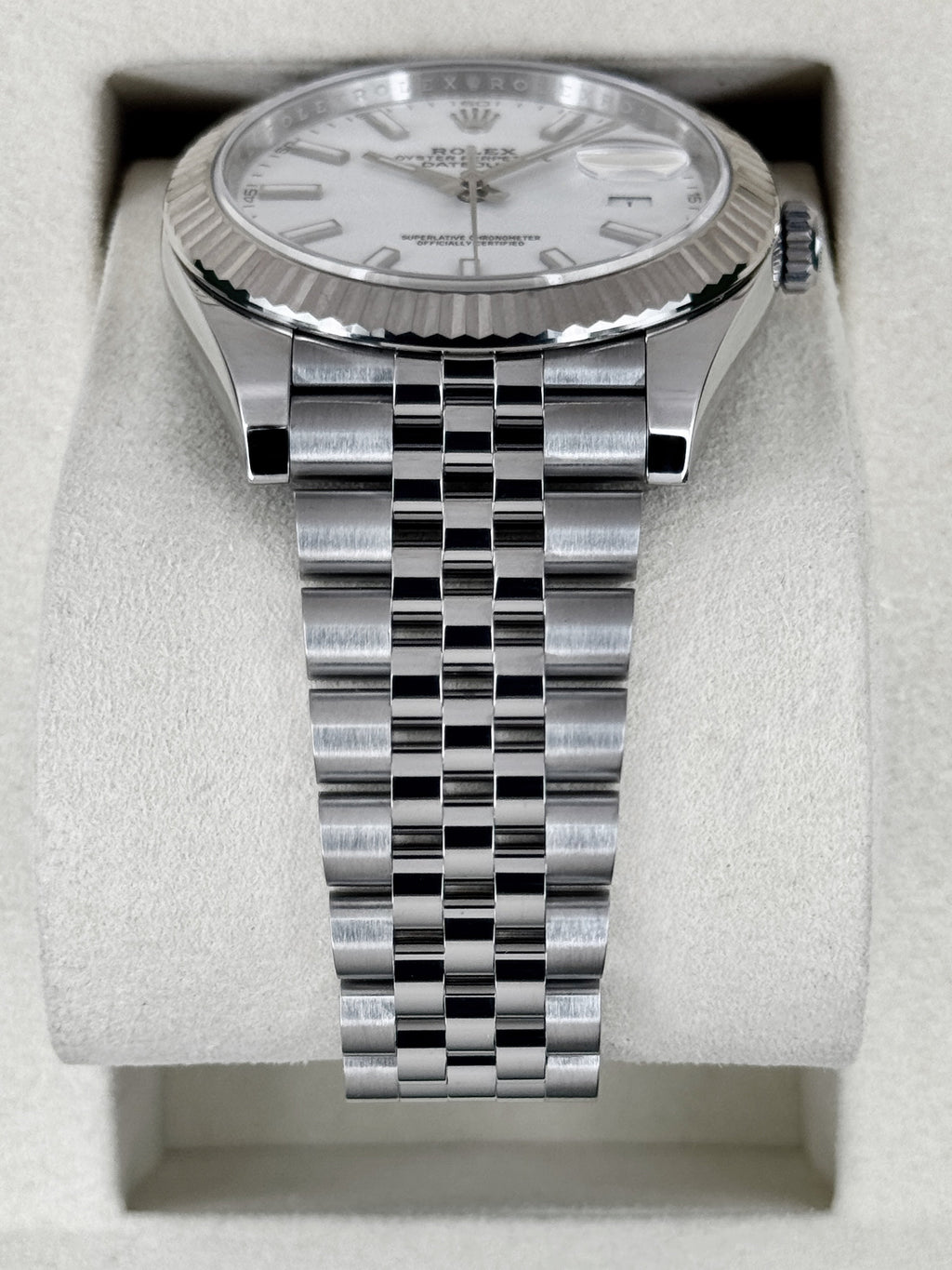 2026 Rolex Datejust 41mm 126334 Stainless Steel Jubilee White Dial