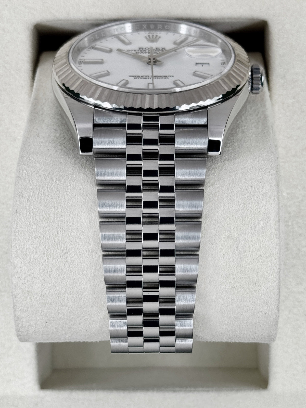 2026 Rolex Datejust 41mm 126334 Stainless Steel Jubilee White Dial