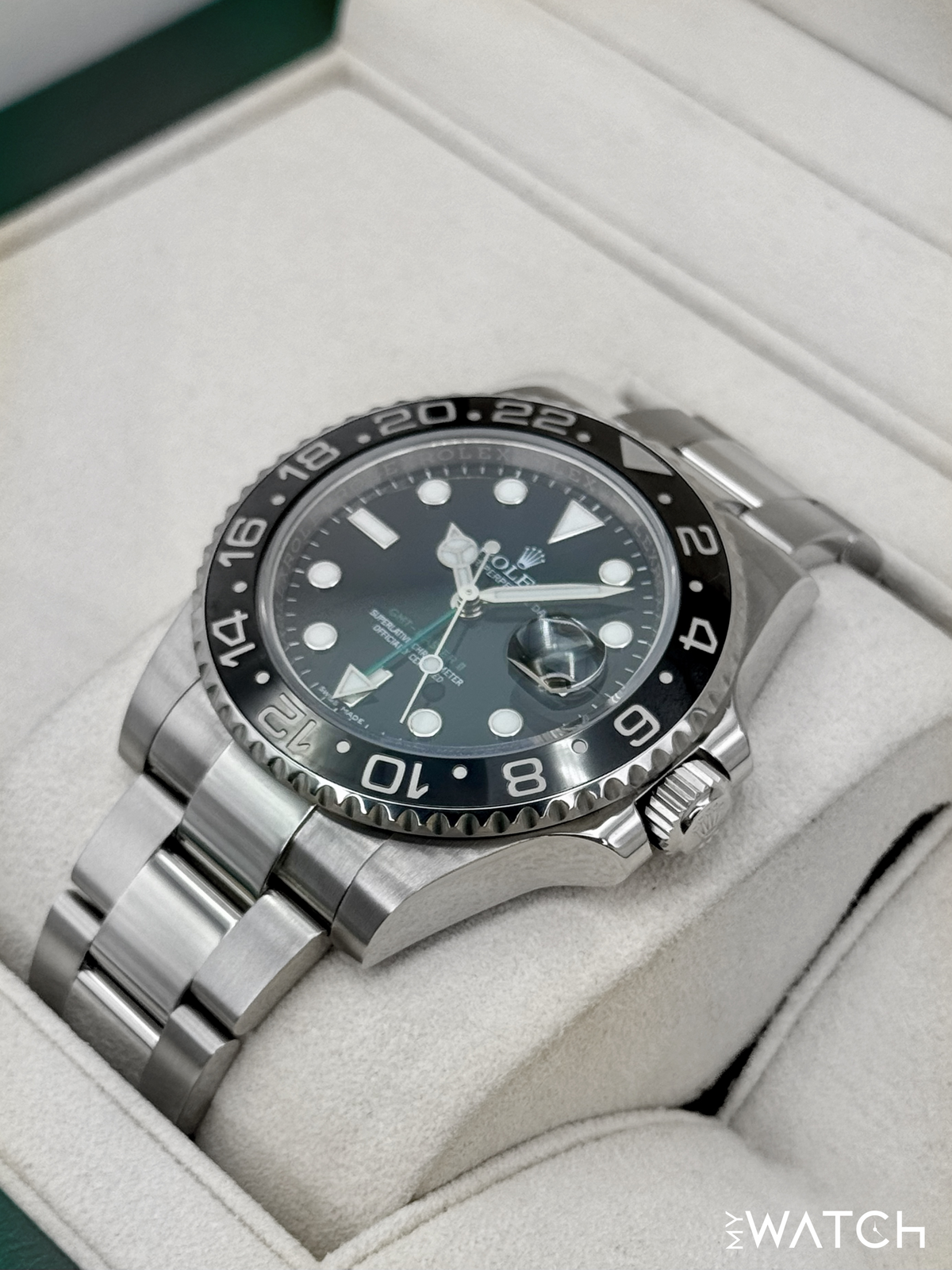 2018 Rolex GMT-Master II 40mm 116710LN Stainless Steel Black Dial