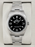 NEW 2026 Rolex Explorer 36mm 124270 Stainless Steel Black Dial