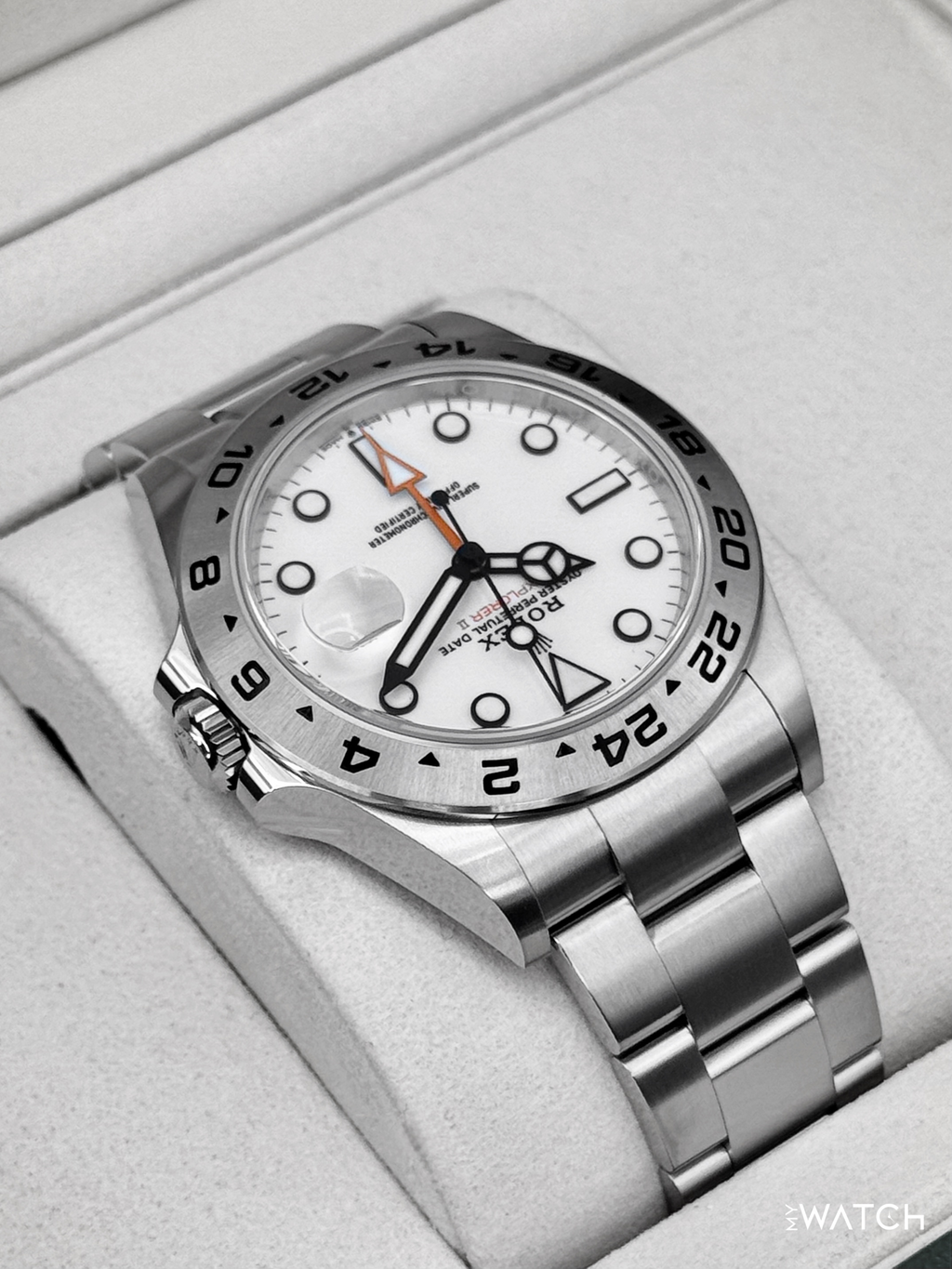 NEW 2026 Rolex Explorer II 42mm 226570 Stainless Steel Polar White Dial