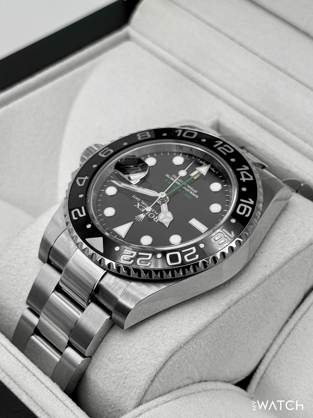 2014 Rolex GMT-Master II 40mm 116710LN Stainless Steel Black Dial