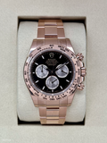 NEW 2025 Rolex Daytona 40mm 126505 Rose Gold Black Dial (STICKERED)
