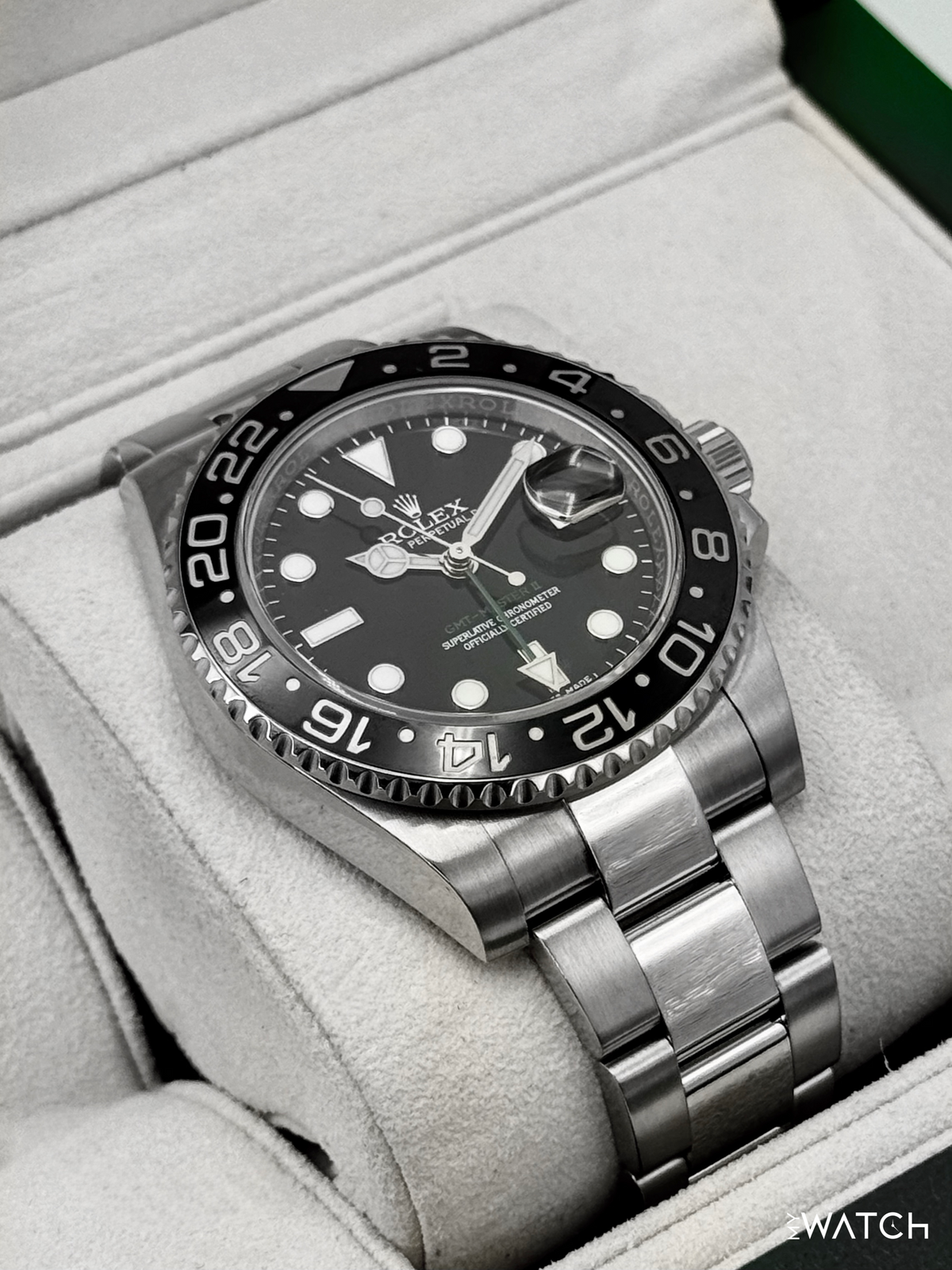 2014 Rolex GMT-Master II 40mm 116710LN Stainless Steel Black Dial