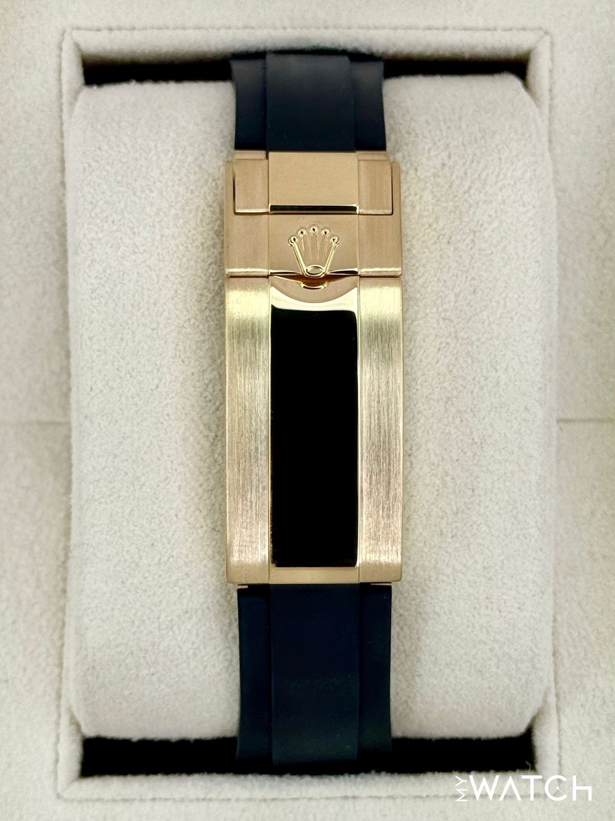 2024 Rolex Yacht-Master 42mm 226658 Gold Oysterflex Black Dial
