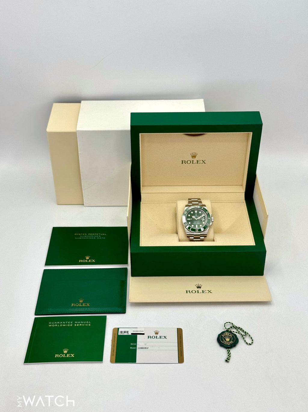 2015 Rolex Submariner “Hulk” 40mm 116610LV Green Dial