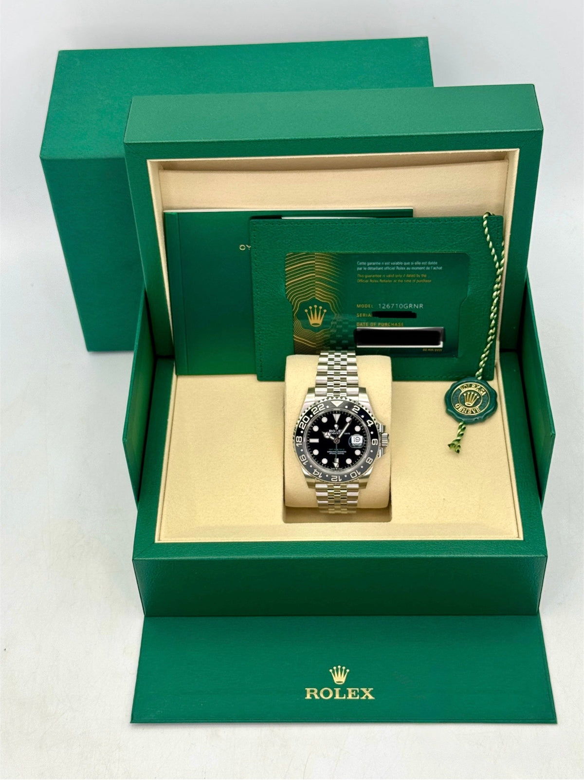 NEW 2026 Rolex GMT-Master II "Bruce Wayne" 40mm 126710GRNR Jubilee