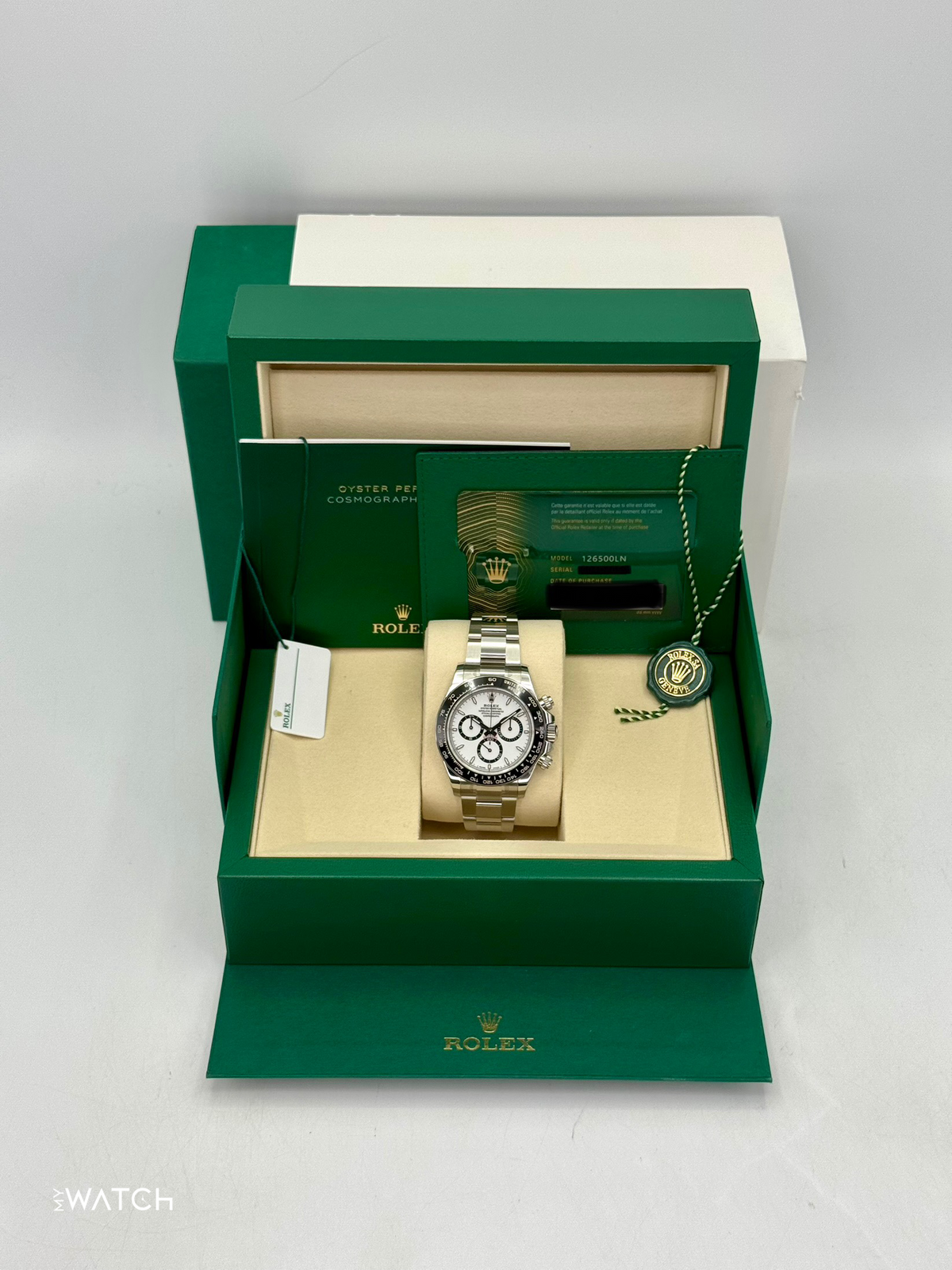 NEW 2025 Rolex Daytona 40mm 126500LN Stainless Steel Panda Dial (STICKERED)