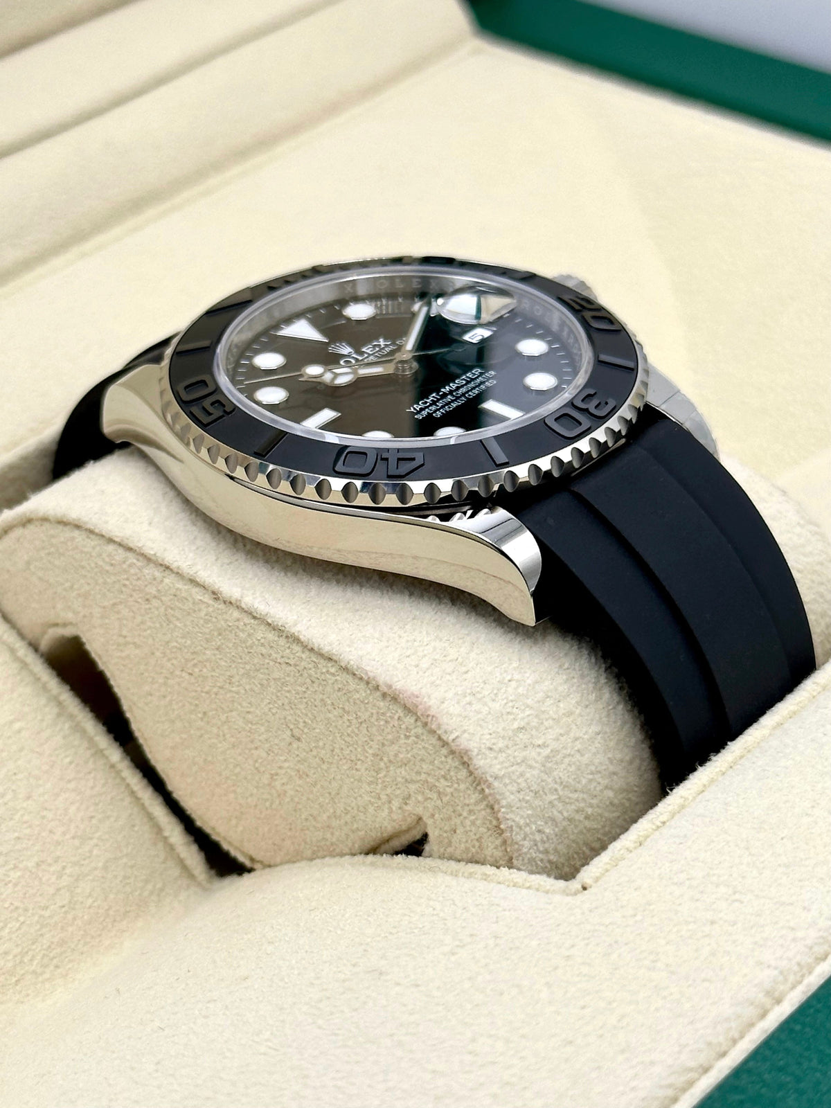 NEW 2026 Rolex Yacht-Master 42mm 226659 White Gold Oysterflex Black Dial