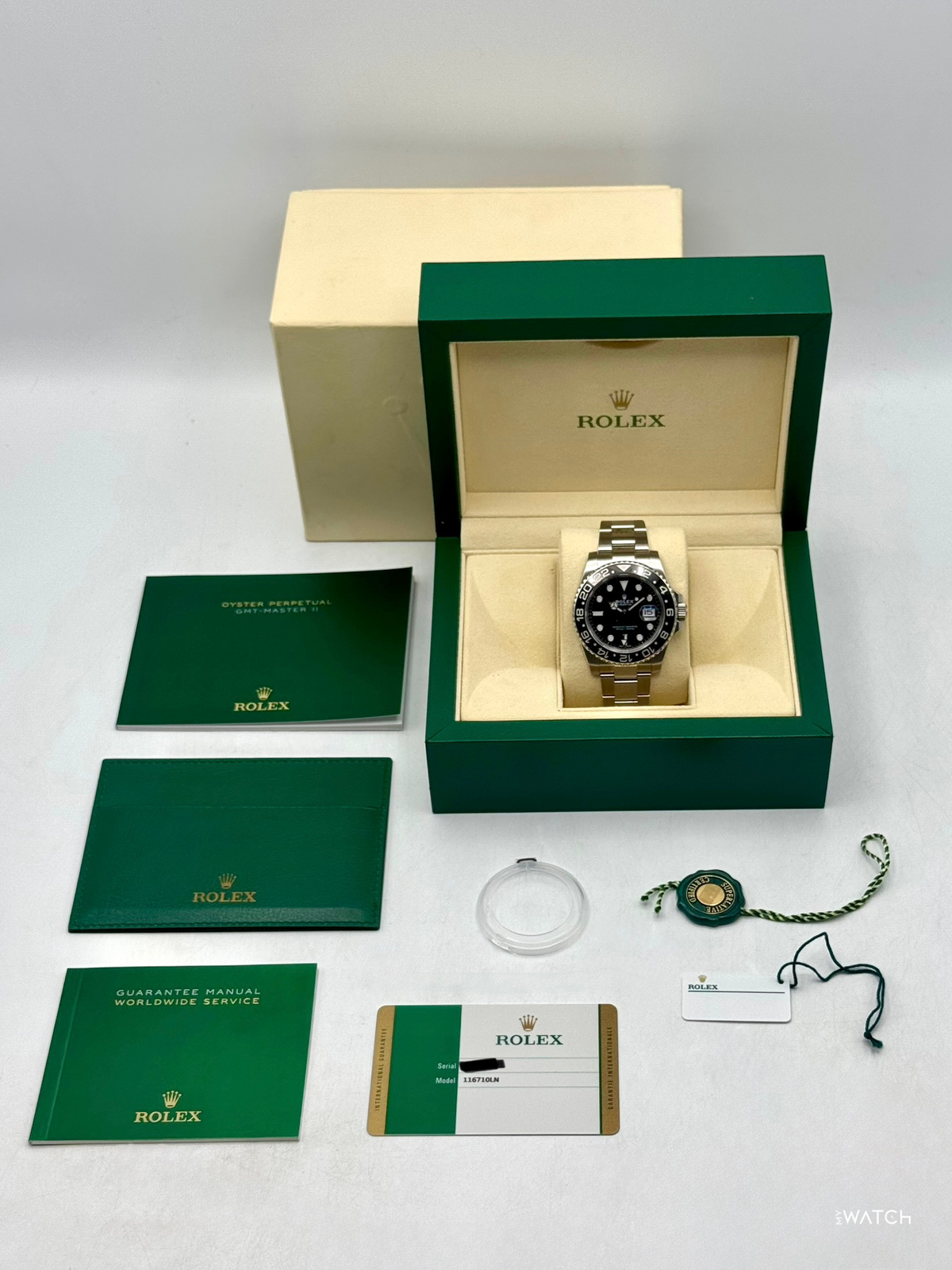 2018 Rolex GMT-Master II 40mm 116710LN Stainless Steel Black Dial