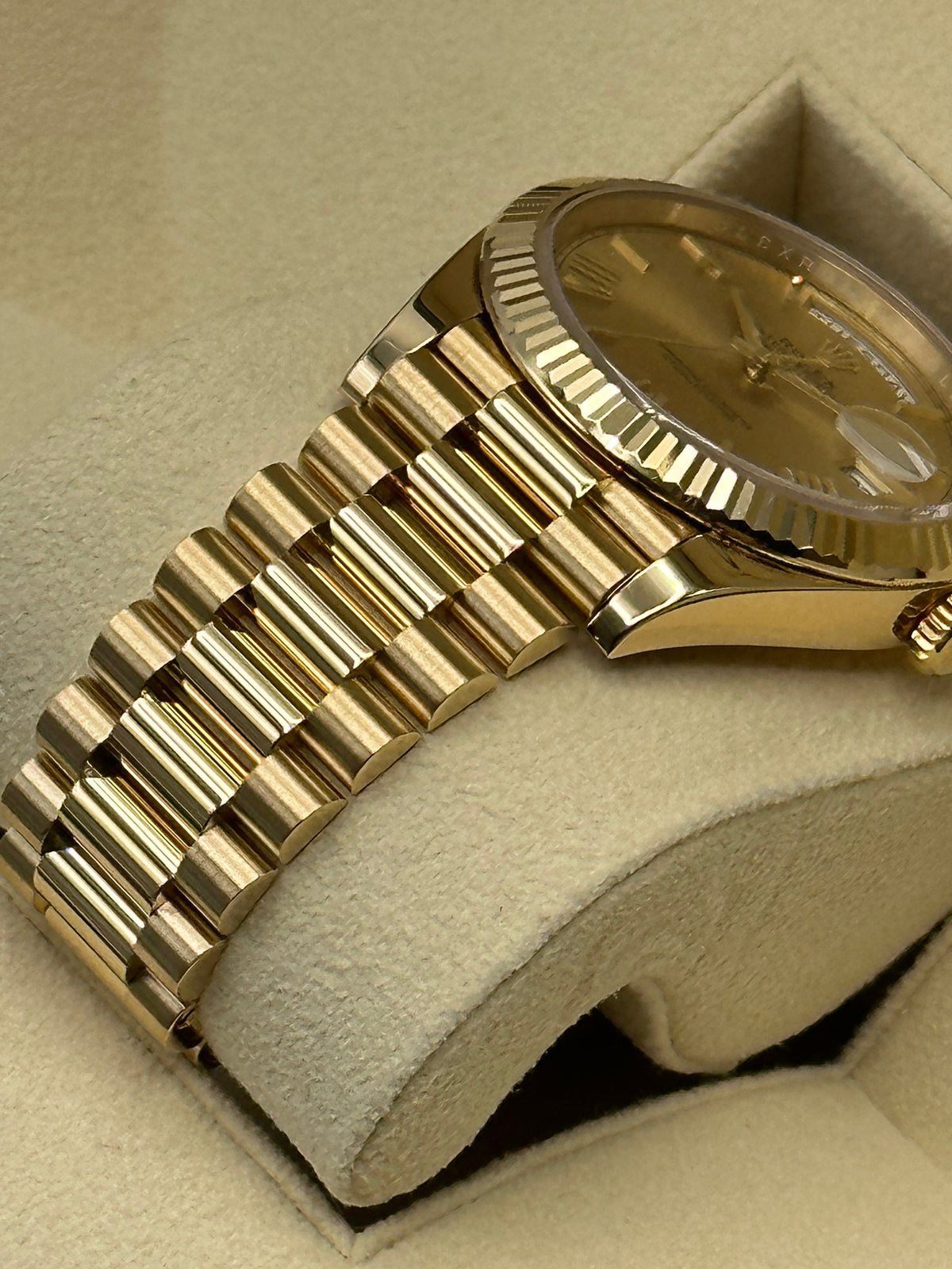 2019 Rolex Day-Date 40mm 228238 Presidential Champagne Dial