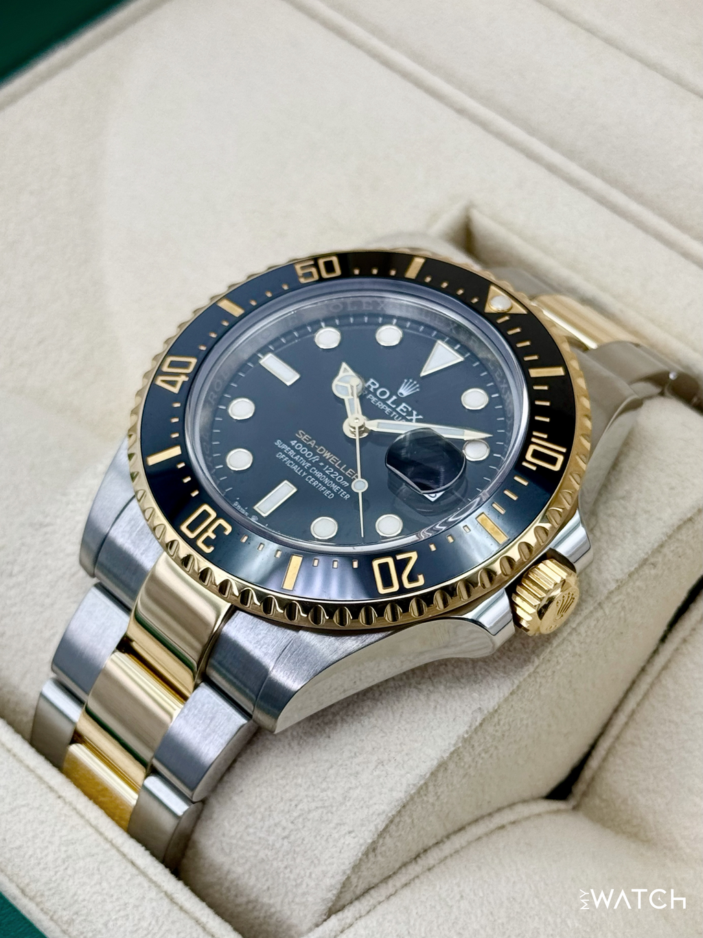 2022 Rolex Sea-Dweller 43mm 126603 Two-Tone Black Dial