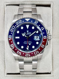 2021 Rolex GMT-Master II "Pepsi" 40mm 126719BLRO White Gold Blue Dial