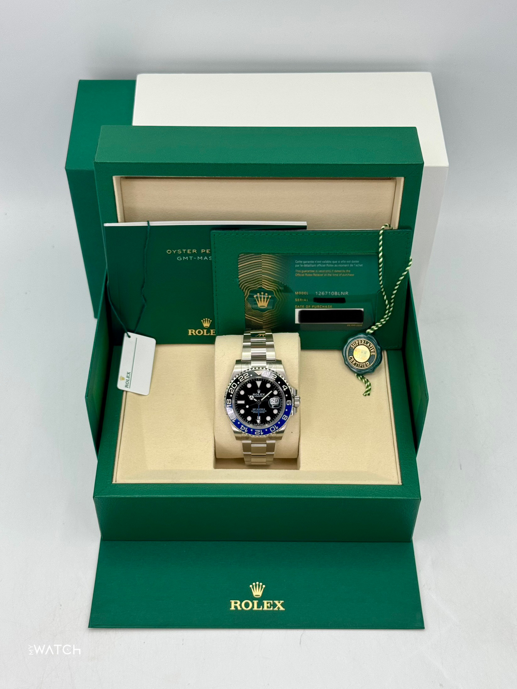NEW 2025 Rolex GMT-Master II "Batman" 40mm 126710BLNR Oyster (STICKERED)