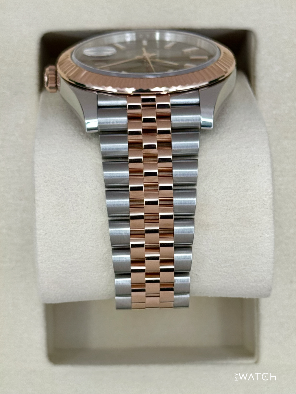 NEW 2025 Rolex Datejust 41mm 126331 Two-Tone Rose Gold Chocolate Dial (STICKERED)