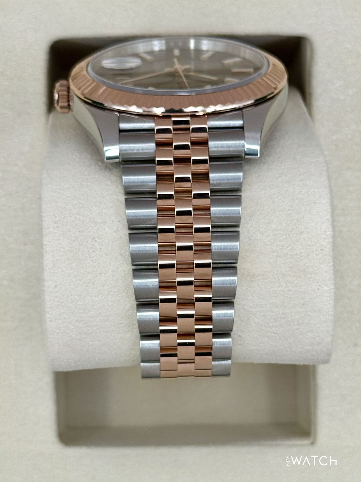 NEW 2025 Rolex Datejust 41mm 126331 Two-Tone Rose Gold Chocolate Dial (STICKERED)