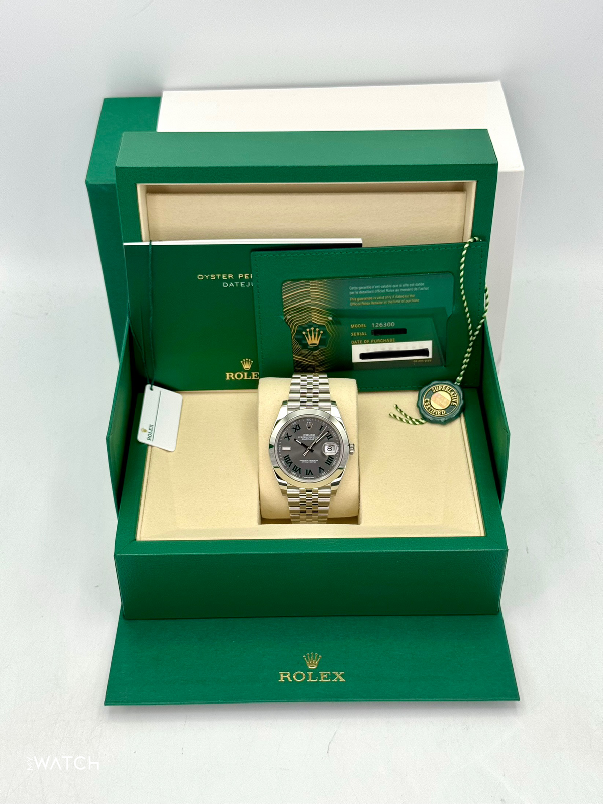 NEW 2026 Rolex Datejust 41mm 126300 Jubilee Wimbledon Dial