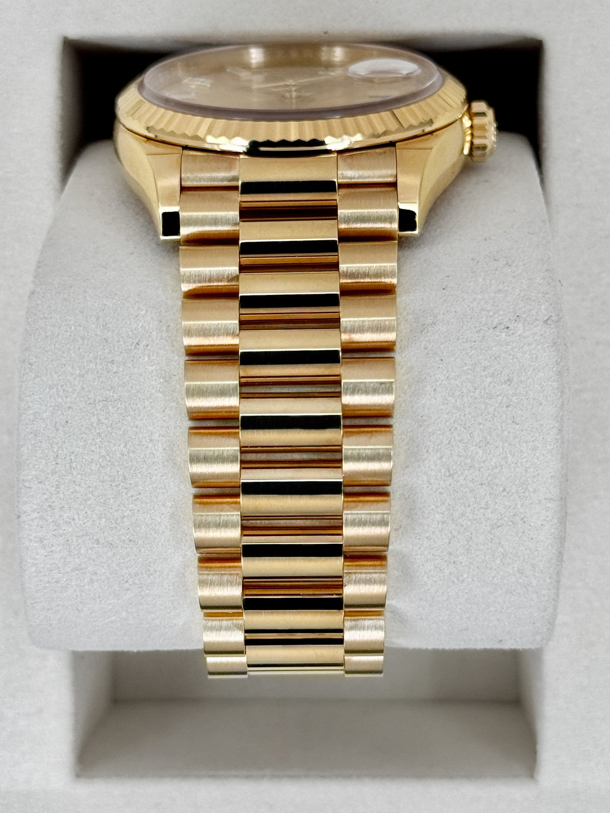 2025 Rolex Day-Date 36mm 128238 Presidential Champagne Diamond Dial