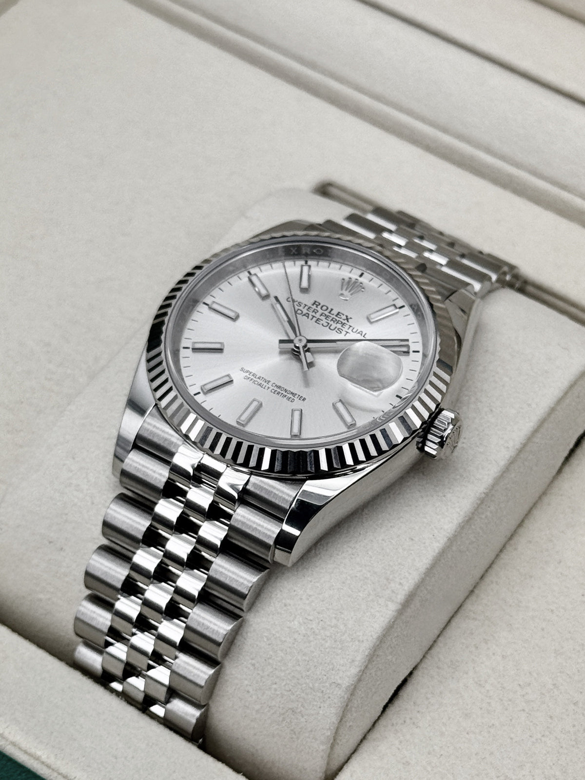 NEW 2026 Rolex Datejust 36mm 126234 Stainless Steel Jubilee Silver Dial