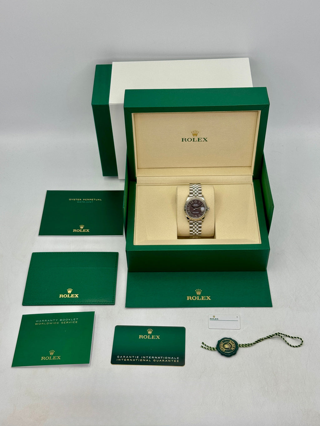 NEW 2026 Rolex Datejust 31mm 278274 Stainless Steel Jubilee Grey Dial