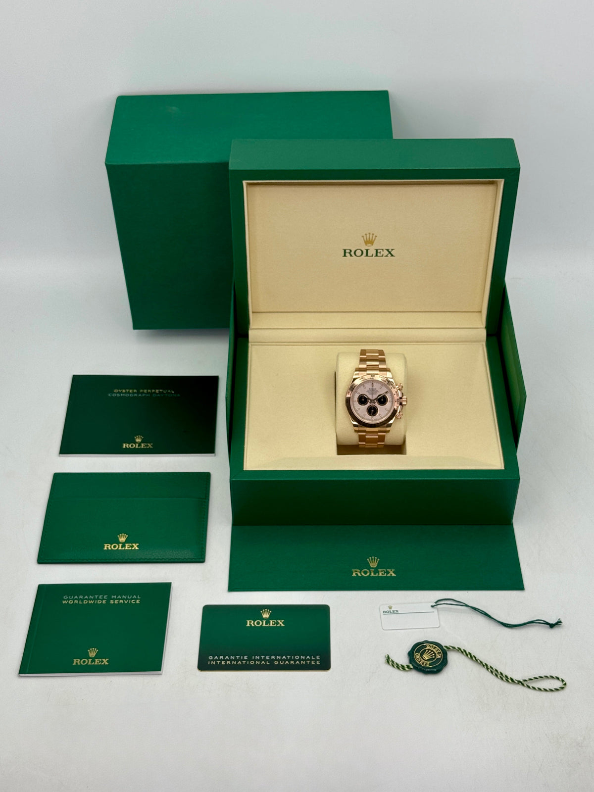 2026 Rolex Daytona 40mm 126505 Rose Gold Sundust Dial