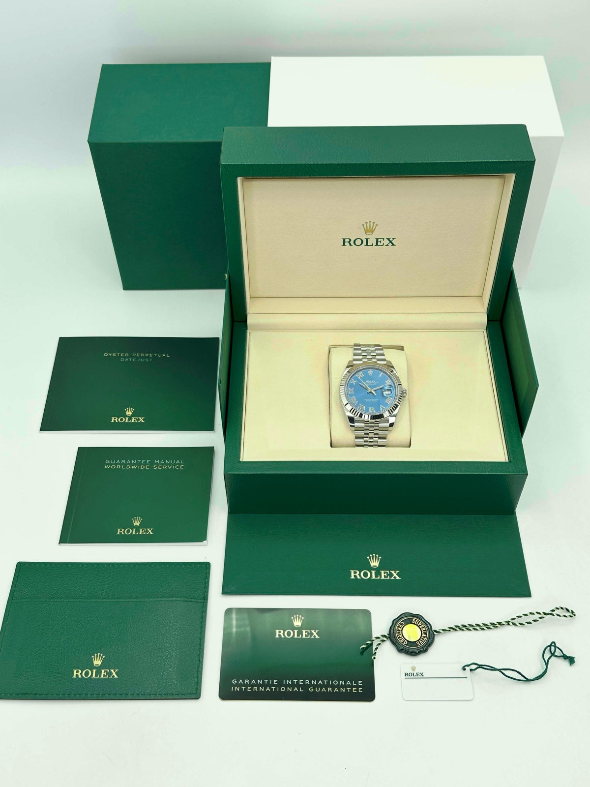 NEW 2025 Rolex Datejust 41mm 126334 Jubilee Azzurro Blue Dial