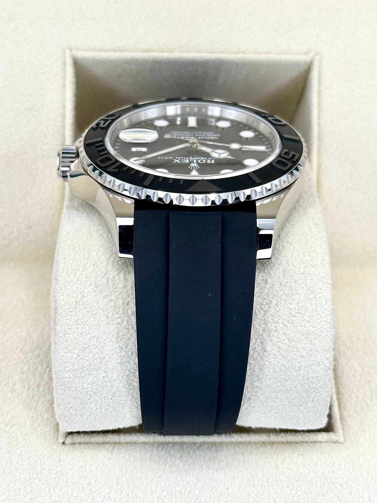 NEW 2026 Rolex Yacht-Master 42mm 226659 White Gold Oysterflex Black Dial