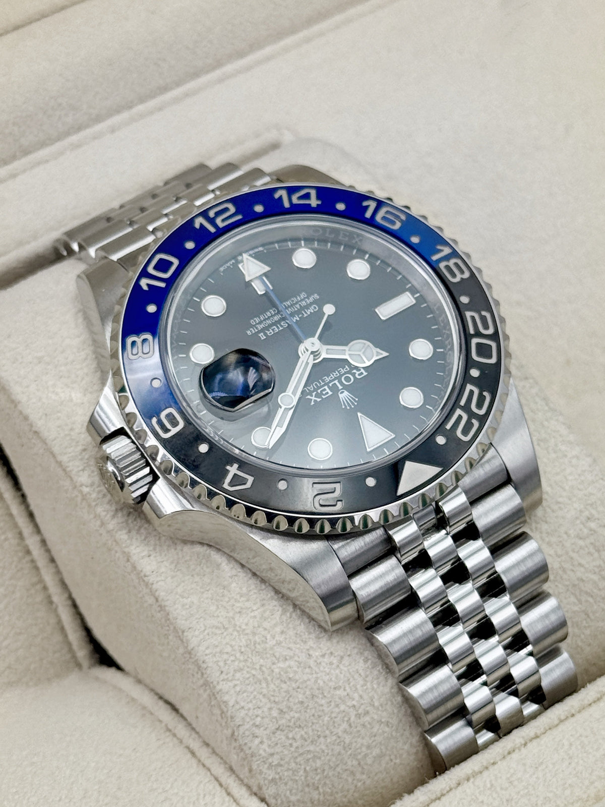 2019 Rolex GMT-Master II "Batgirl" 40mm 126710BLNR Jubilee