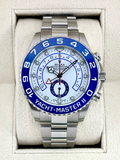 2019 Rolex Yacht-Master II 44mm 116680 Stainless Steel White Dial