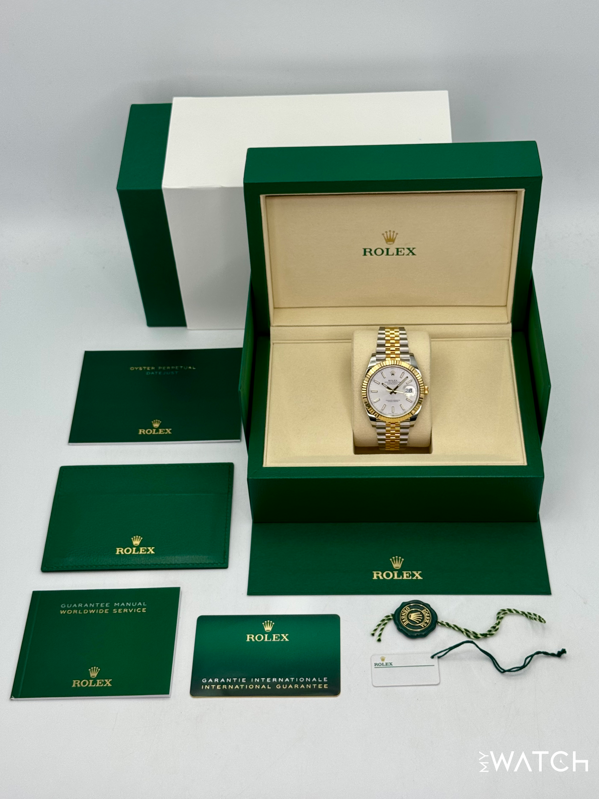 NEW 2025 Rolex Datejust 41mm 126333 Two-Tone Jubilee Silver Dial (STICKERED)