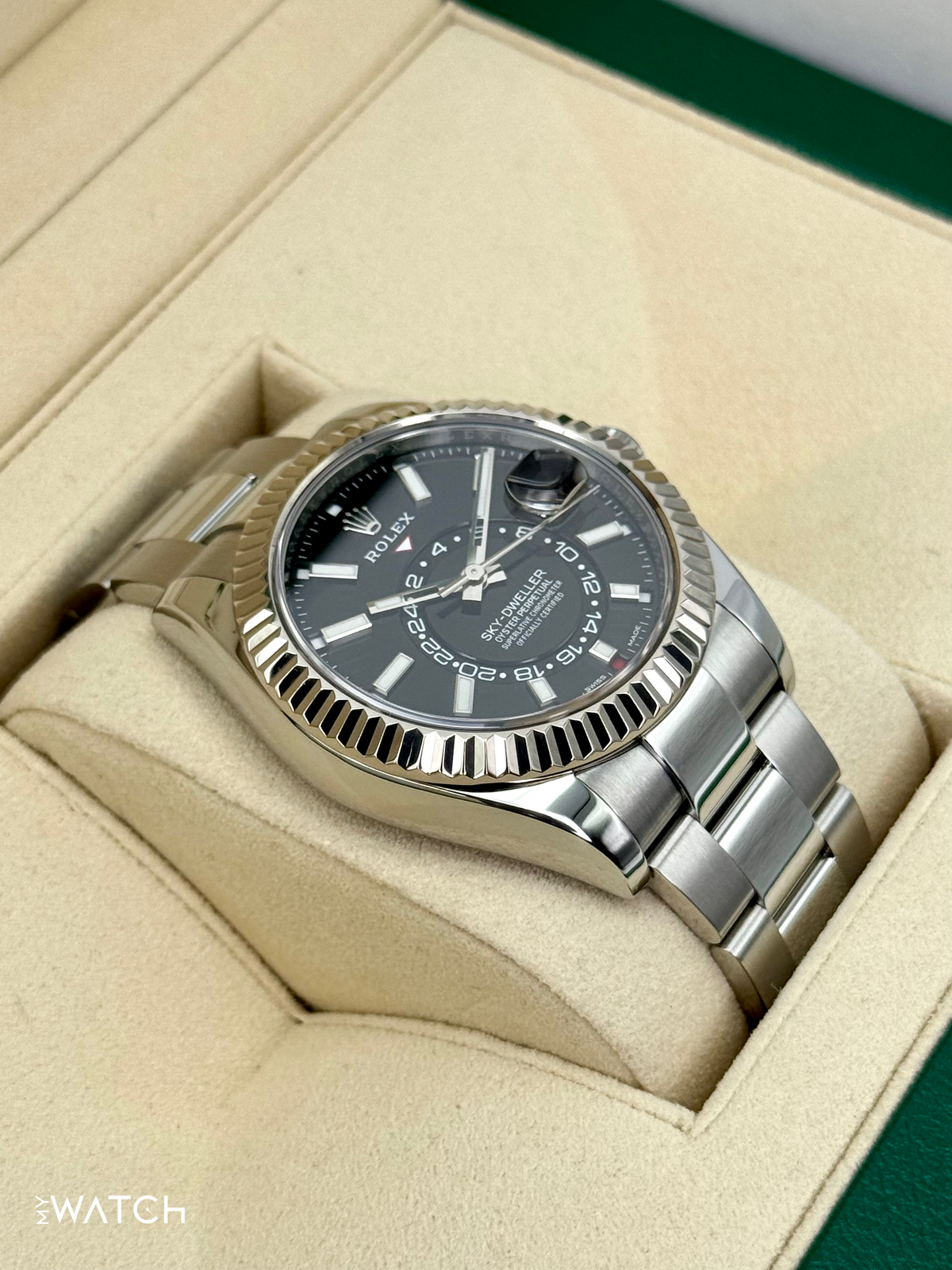 2019 Rolex Sky-Dweller 42mm 326934 Oyster Black Dial