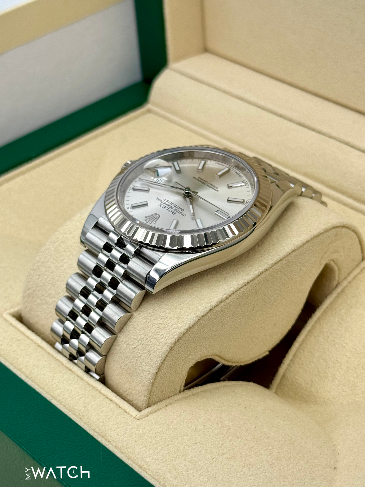 2017 Rolex Datejust 41mm 126334 Stainless Steel Jubilee Silver Dial