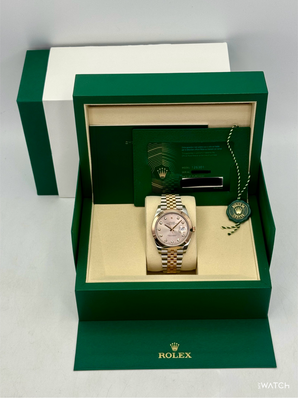 NEW 2026 Rolex Datejust 41mm 126301 Two-Tone Jubilee Sundust Diamond Dial