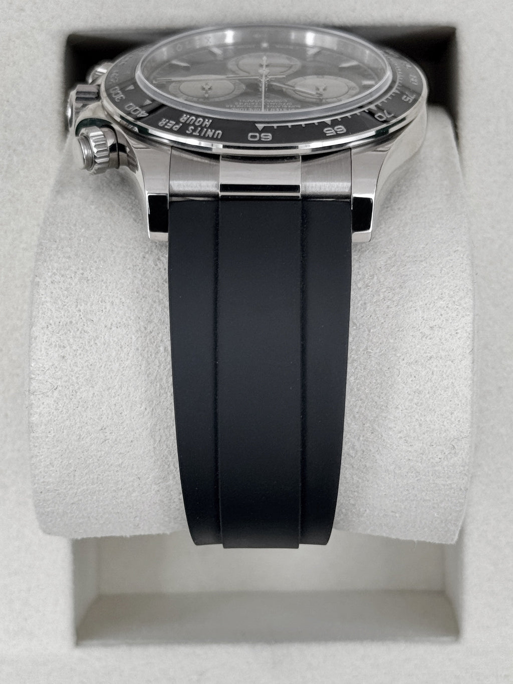 2024 Rolex Daytona Baby Le Mans 40mm 126519LN White Gold Oysterflex Black Dial