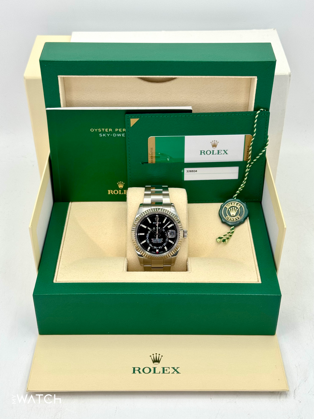 2019 Rolex Sky-Dweller 42mm 326934 Oyster Black Dial