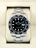 2017 Rolex GMT-Master II 40mm 116710LN Stainless Steel Black Dial