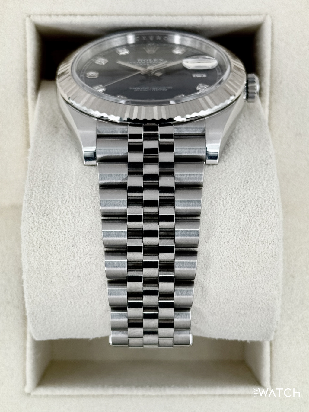 2020 Rolex Datejust 41mm 126334 Stainless Steel Jubilee Blue Diamond Dial