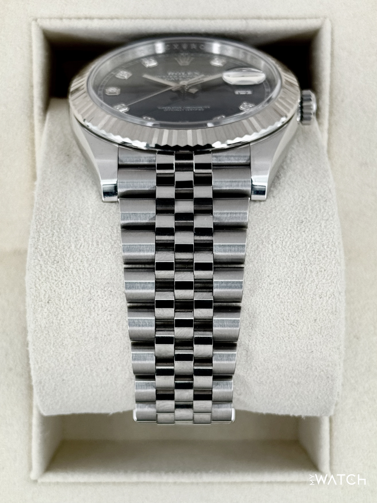 2020 Rolex Datejust 41mm 126334 Stainless Steel Jubilee Blue Diamond Dial