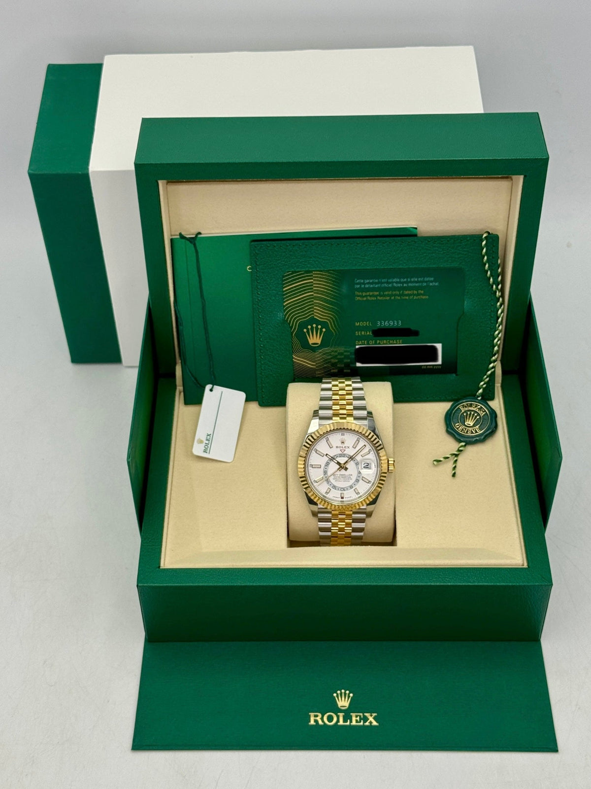 NEW 2026 Rolex Sky-Dweller 42mm 336933 Jubilee White Dial