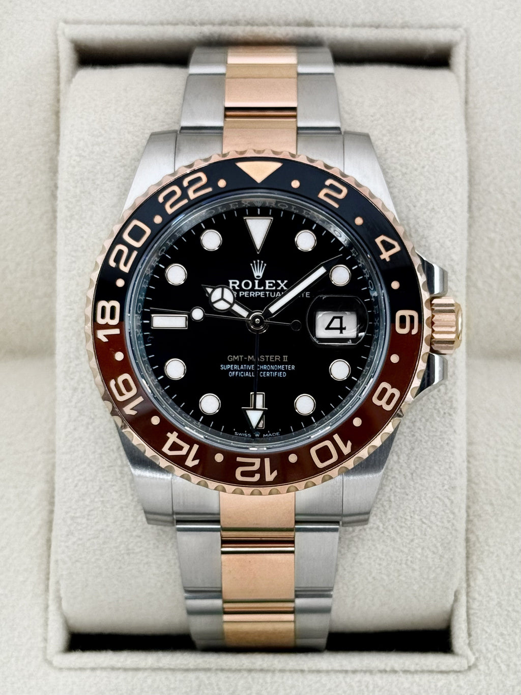 2024 Rolex GMT-Master II Rootbeer 40mm 126711CHNR Two-Tone
