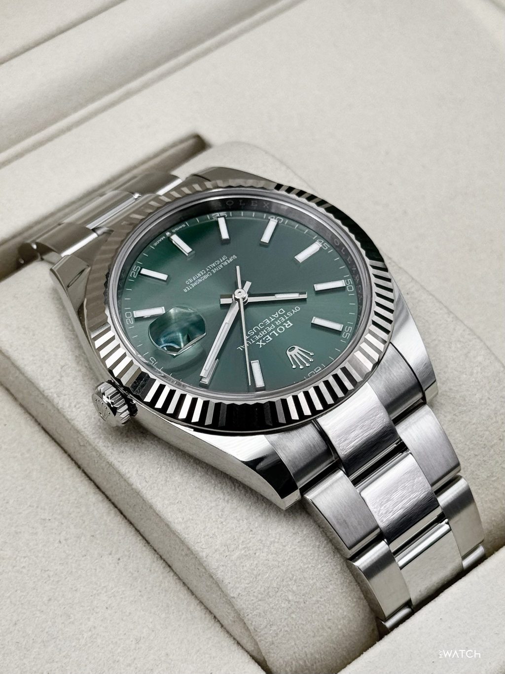 NEW 2026 Rolex Datejust 41mm 126334 Stainless Steel Oyster Green Dial