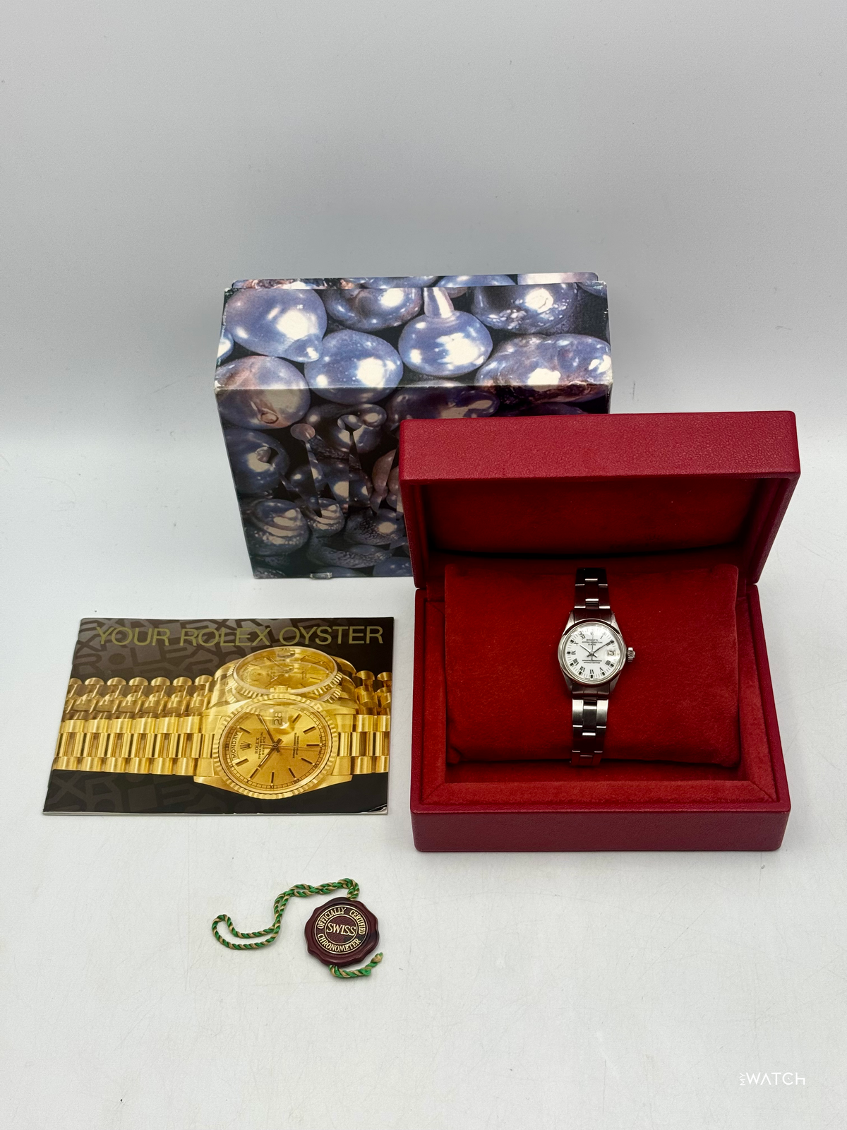 1970 Rolex Lady Oyster Perpetual Date 26mm 6517 Stainless Steel White Dial