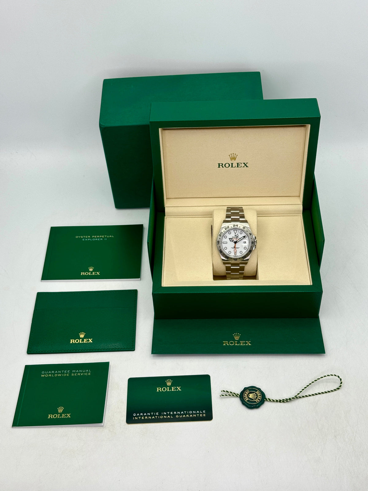 NEW 2026 Rolex Explorer II 42mm 226570 Stainless Steel Polar White Dial