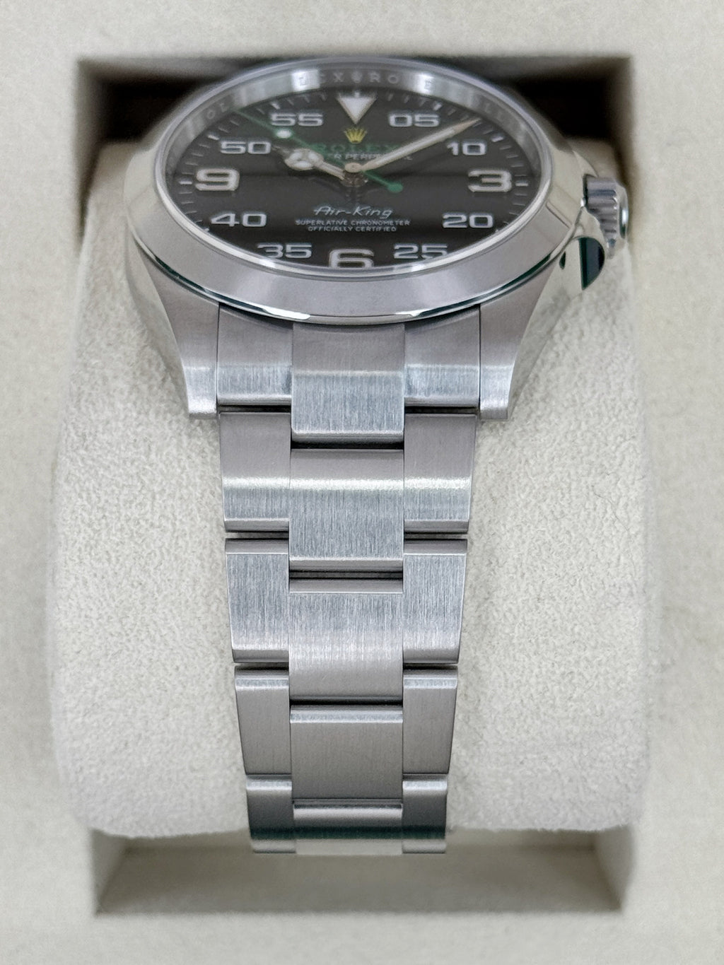 2025 Rolex Air-King 40mm 126900 Stainless Steel Black Dial