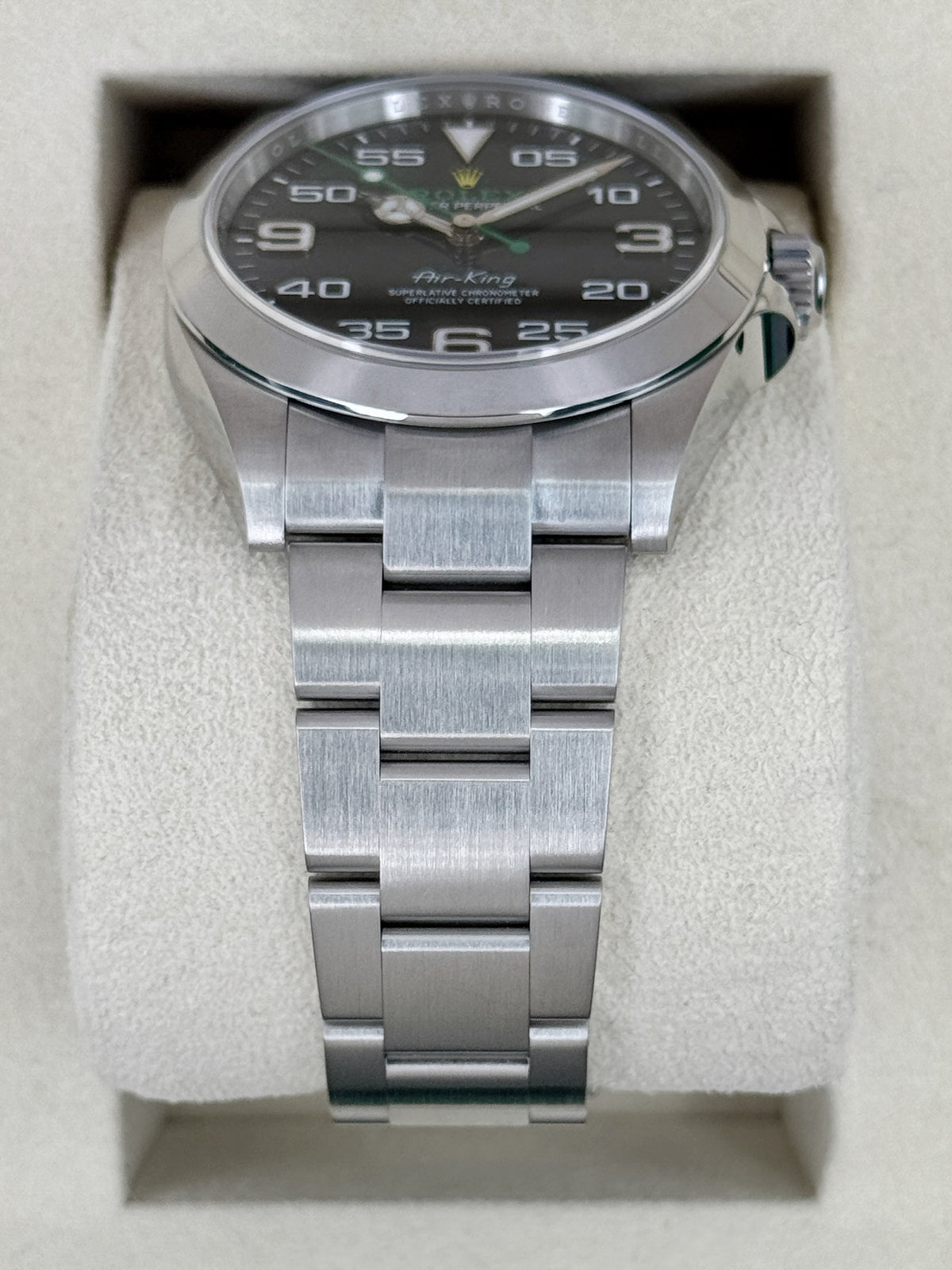2025 Rolex Air-King 40mm 126900 Stainless Steel Black Dial